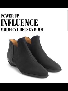 🍉John Fluevog Black Modern Chelsea Ankle Boots